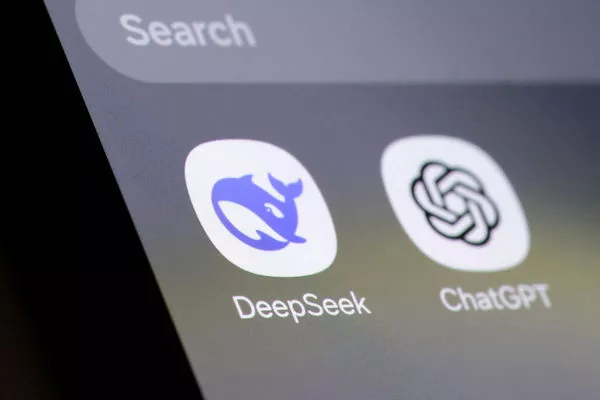 中国AI新创公司DeepSeek（深度求索）、OpenAI的聊天机器人ChatGPT